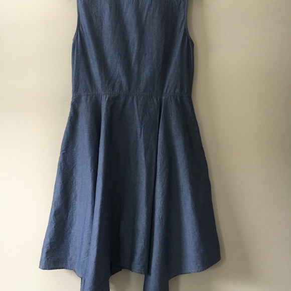 Chetta B Chambray Fit and Flare Dress - Picture 6 of 7